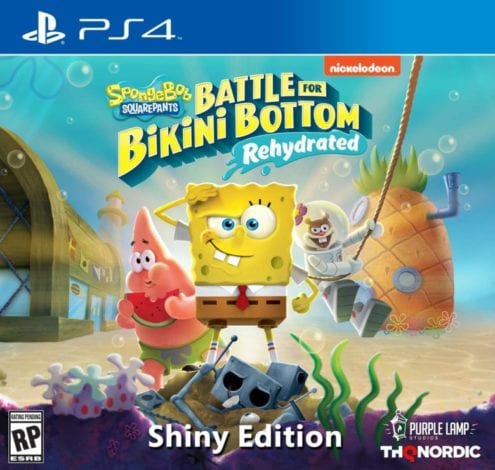 Spongebob Squarepants: Battle for Bikini Bottom - Rehydrated - PlayStation 4 Shiny Edition