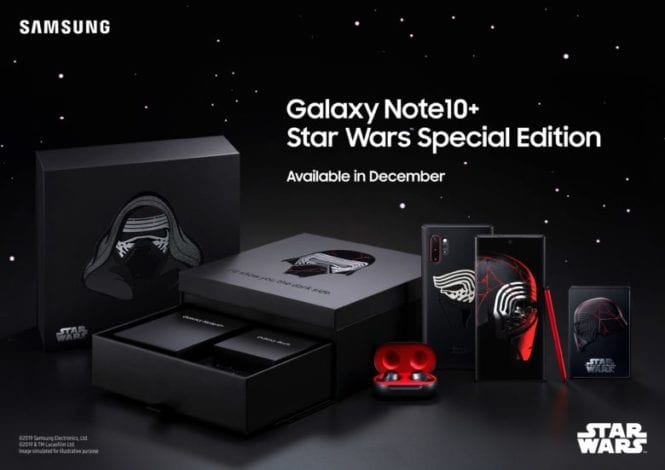 Samsung совместно с Lucasfilm выпустят специальное издание Galaxy Note10+ стилизованное под фильм 
