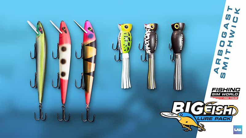 Набор Big Fish Lure Pack стал доступен для Fishing Sim World: Pro Tour